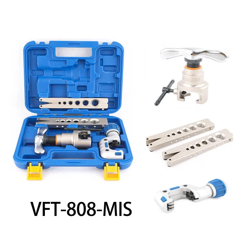 VFT-809-IS Easy Flaring Innovative Quick Flaring Tool Carbon Steel High Quality VALUE VFT-808-MI Flaring Tool Blow Box VFT-809-I