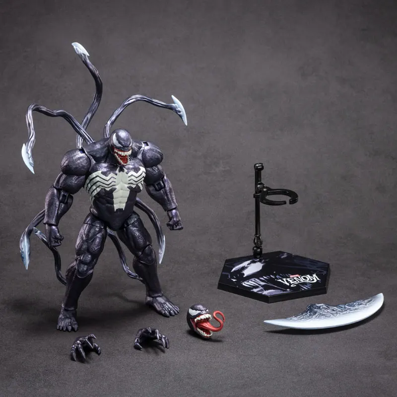 Marvel Venom フィギュア 22cm Zd Toys 22cm Venom Action Figure Collectible with Accessories