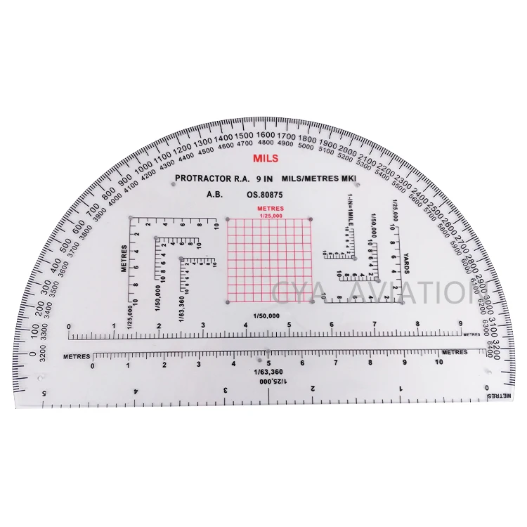 9 inch diameter semi circle military protractor miles rigid plastic map marking protractor buy 9 inch semi circle protractor semi circle protractor map reading protractor product on alibaba com