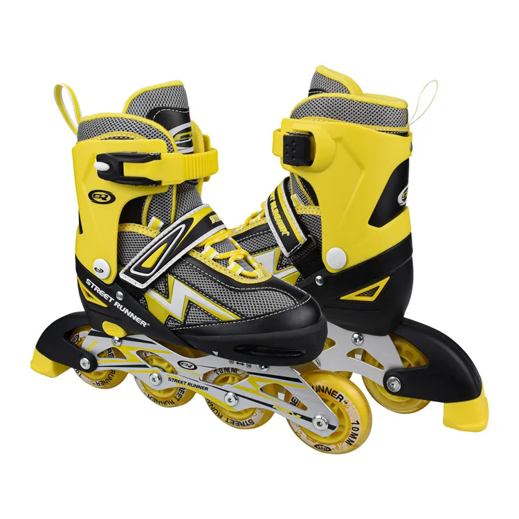 Пользовательские льда выдвижной для катания на роликовых коньках обувь для детей, для мальчиков и девочек, для взрослых мужчин велосипед/детскй 4-колесный скорость ходули удар тапки типа