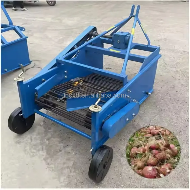 Fully Automatic Small Potato, Garlic, Onion, Sweet Potato, Turmeric Agricultural Harvester