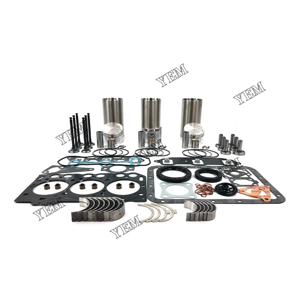 3TNE68 Engine Rebuild Kit With Gasket Bearing Valve for Yanmar Diesel Engine 4