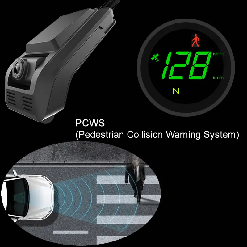 Whole Set 4g Adas Dual Lens Dash Cam With Hud Head Up Display Speedometer Buy Dual Camera Dash