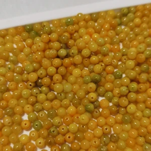 Factory Direct Sales of Orange and Yellow Jade Loose Beads