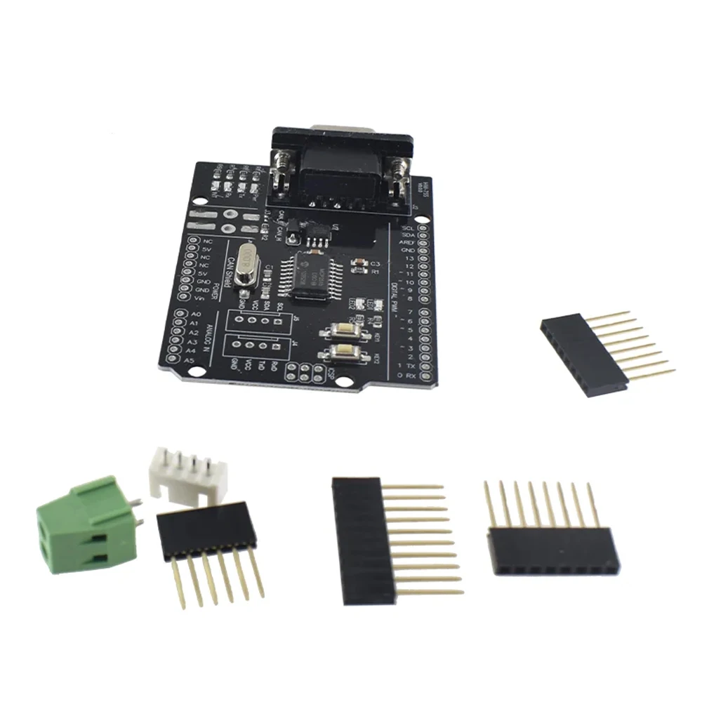 Can Bus Led Indicator Module MCP2515 CAN Bus Shield Board Module SUB-D Connector Standard UART IIC ...