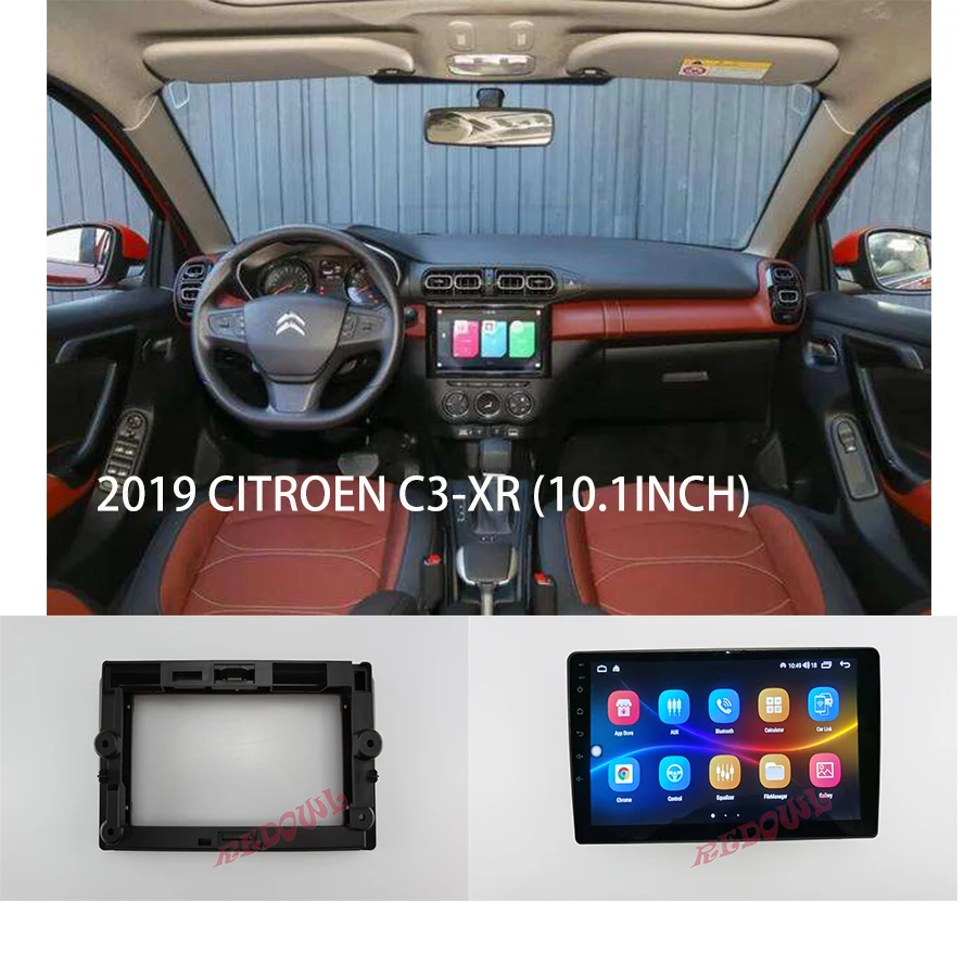  Android 10 Autoradio Car Navigation Stereo Multimedia Player  GPS Radio 2.5D Touch Screen forCitroen C3-XR After 2019 : Electronics