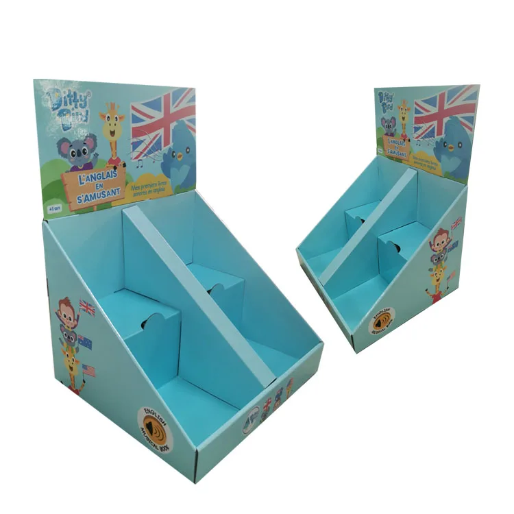 Custom Cardboard Counter Display Stands Retail Store POP PDQ Counter Cardboard Display Box
