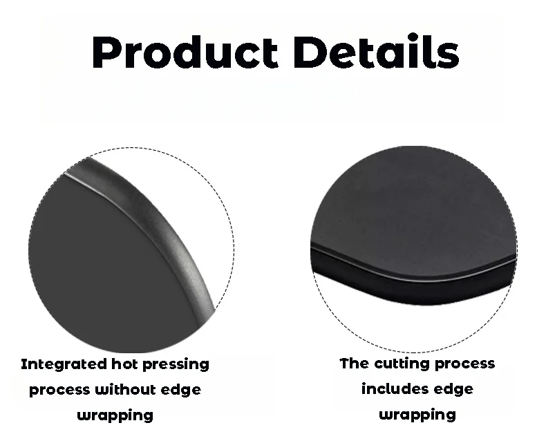 T700 Unibody Professional Custom Pickleball Paddle 16mm Carbon Fiber Thermoformed Edgeless Honeycomb for Adults Entertainment factory