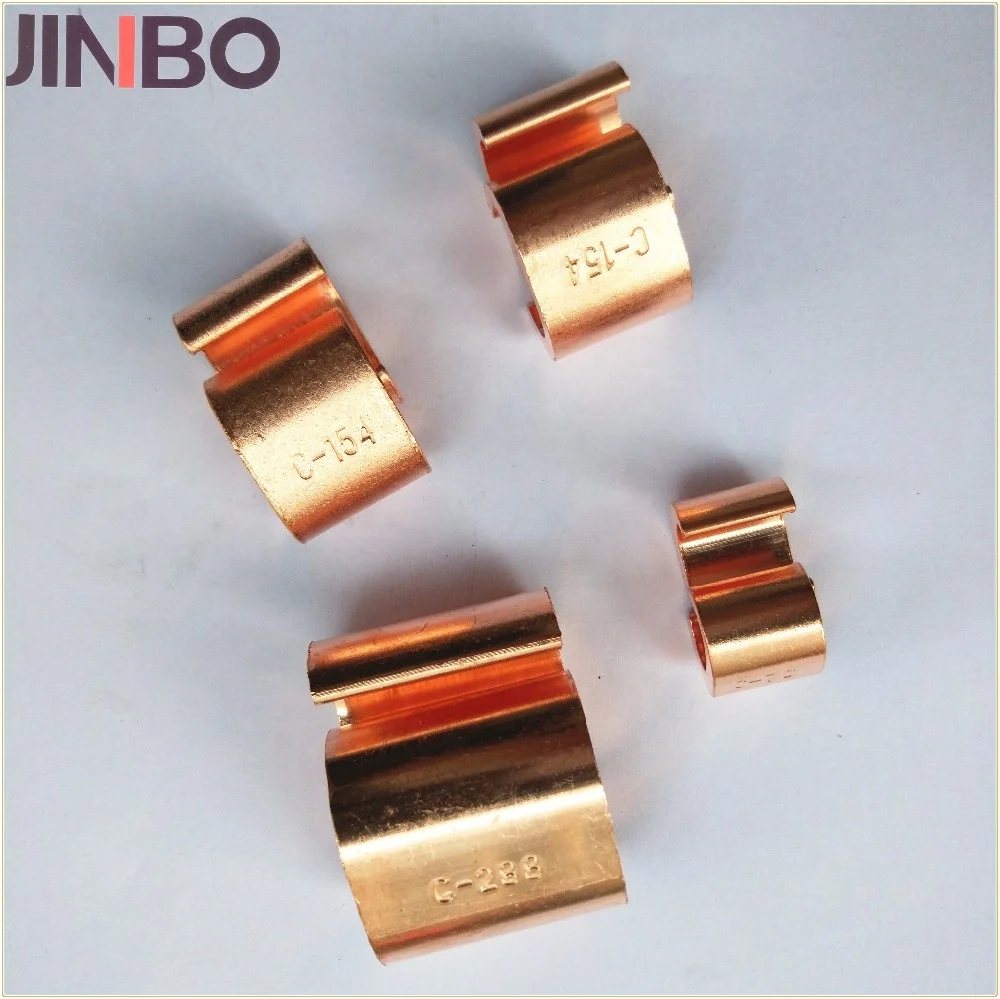 Heavy Duty Earthing Grounding C Type Wire Connection Clamp Electric Copper Cable Clamps