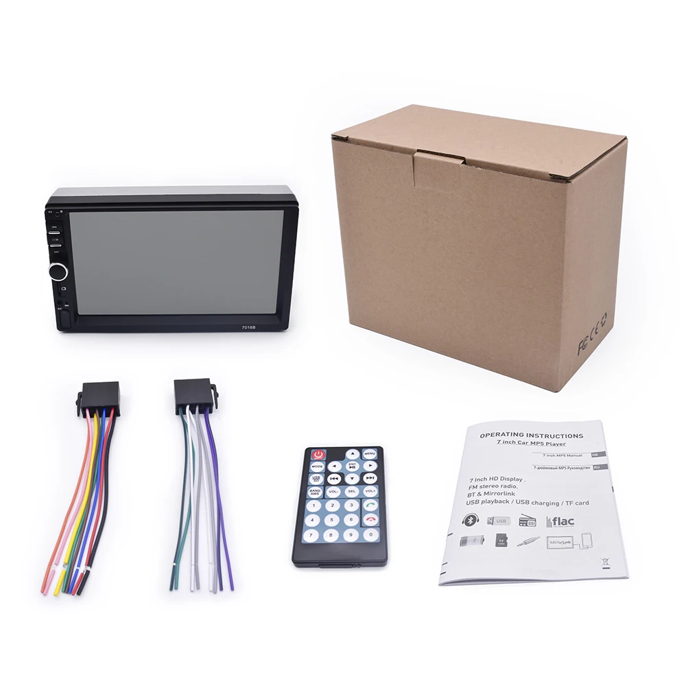 Universal Car Mp5 Player Touch Screen Car Stereo Multimedia Dvd Player Buy Car 2 Din 7018 Mp5