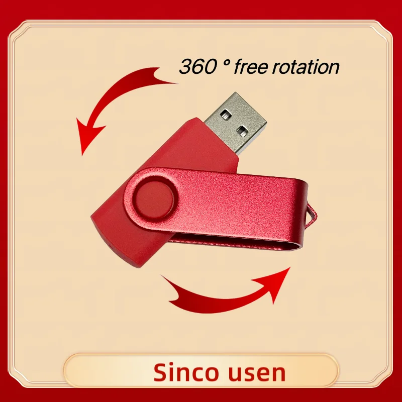 Kootion U305 USB 2.0 Flash Drive – Wholesale Lot (1 To 100pcs), 2GB–128GB, Multicolor, Indicator Light