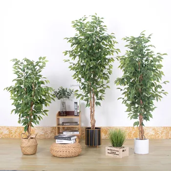 Hot sales in factories Artificial plant artificial banyan bonsai artificial tree ficus