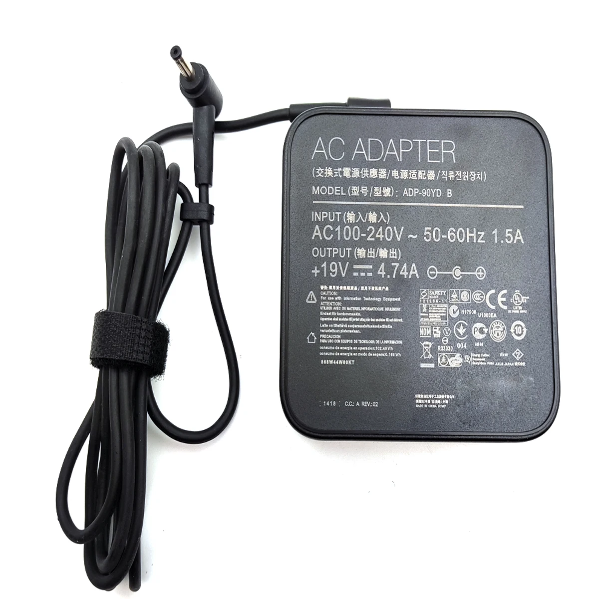  19V 4.74A 90W ADP-90YD B AC Adapter Charger Compatible for Asus  K55A K55N K501UX K53E Q550L U56E A55A K751L A450J A450VC X53E X551M X555LA  K550D A55V Laptop Power Supply Cord 