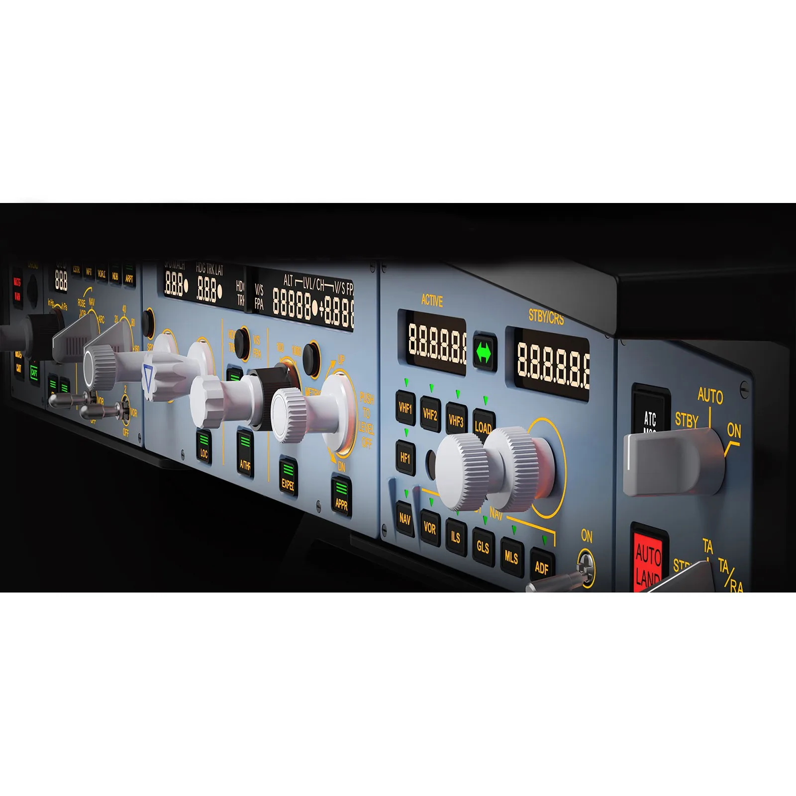 Wingflex A320 FCU CUBE + EFIS CUBE + RMP COMBO CUBE Simulator