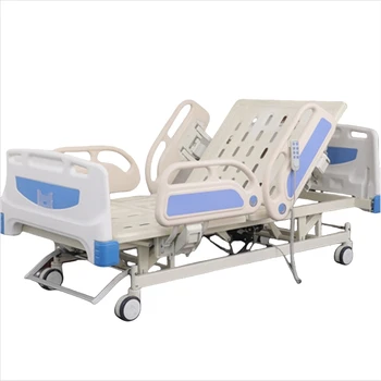 Hospital equipment supplier high quality electric three-function nursing bed ICU hospital furniture lift able metal medical bed