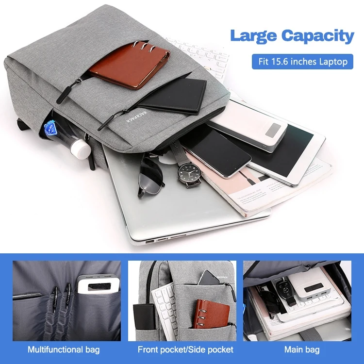 Factory Custom Smart Backbag Large Outdoor Waterproof Travel Business ...