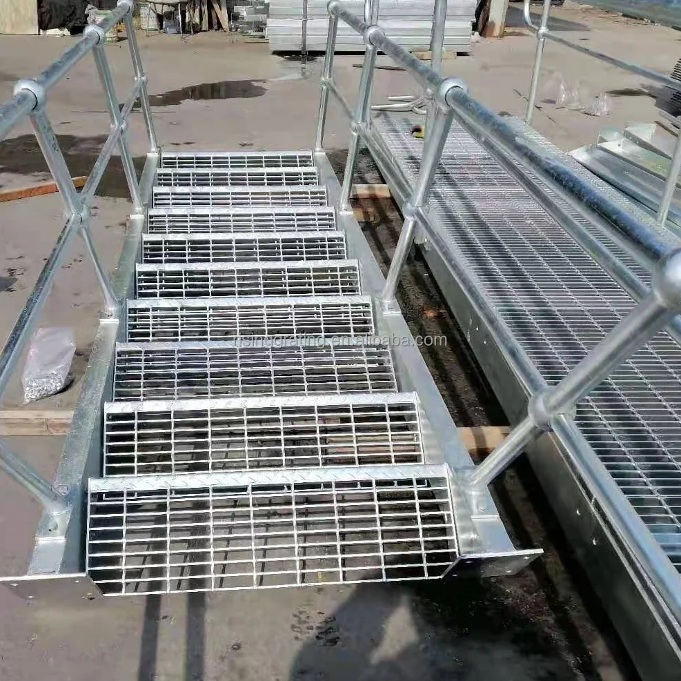 Outdoor Metal Galvanized Steel Stair Handrail Manufacturers Buy