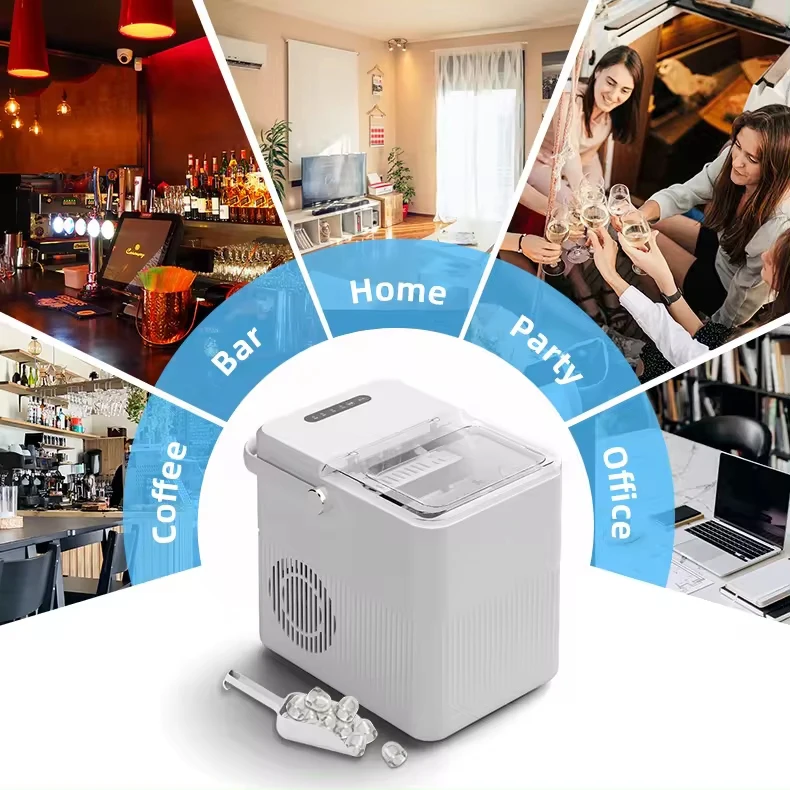 If you are searching for a supplier of a product with perfect quality control and highly competitive prices, which gives you an advantage in expanding your local market, then contact us now! Competitive suppliers of Low Energy Household Mini Ice Cube Maker Machine Touch Pad With Making Ice 12kg Portable Ice Maker