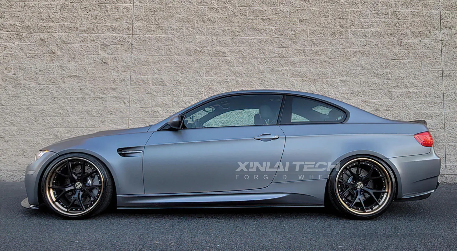 XL 2 Piece Bronze Finished Rim Deep Lip Deep Dish Concave Forged Wheel 5x112 5x114.3 5x120 Custom Forged Wheels Car Alloy Rim - Image 4
