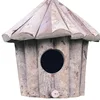 White wood bird's nest 16*16*16cm