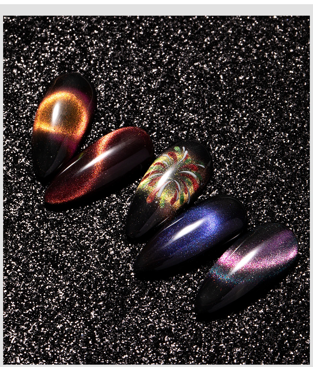 Cat Eye Gel Nails Supplies Salon High Pigmented Korean 15ml Magnetic 9D Cat Eye Esmaltes Gel Polish Rainbow Cat Eye Gel supplier