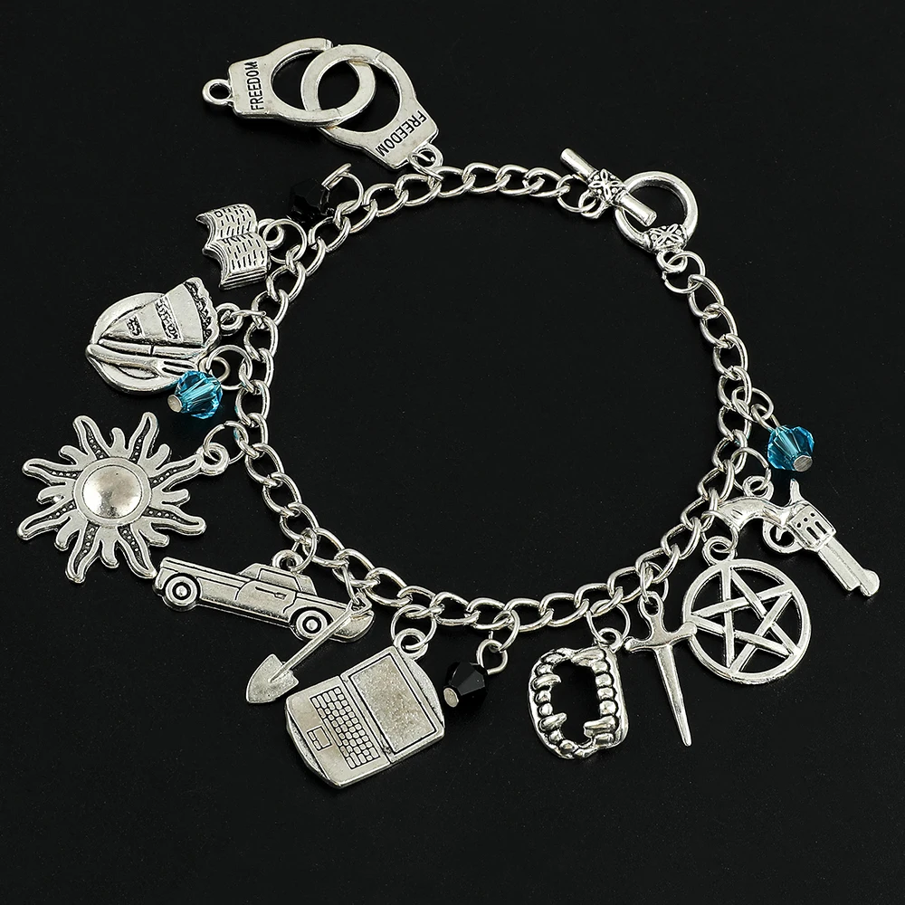 Supernatural Dean Winchester Supernatural Charm Bracelet