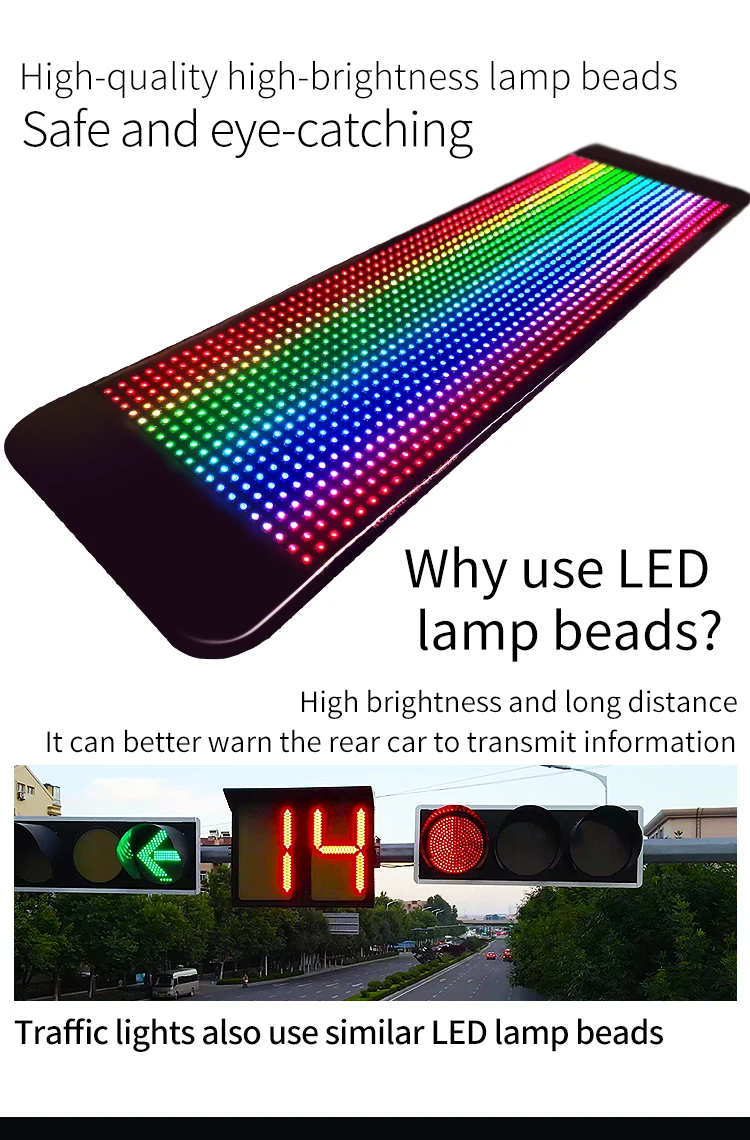 Custom Full Color Rgb Smart Digital Light Emotion Screen Led