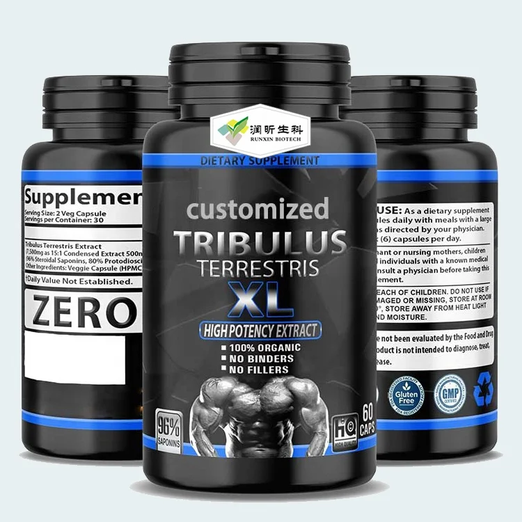 Extract 96% Saponins Workout Supplement Muscle Bodybuilding Tribulus Terrestris Capsules