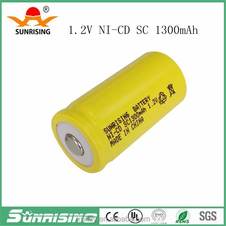 Аккумуляторная батарея ni cd SC 1300 мАч 1,2 в, перезаряжаемая батарея для электроинструментов