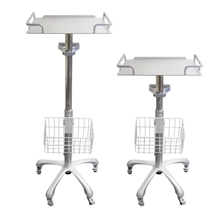 Nursing Device Instrument Cart Hospital Cart Trolley Medical Equipment Trolley Ecg Fetal Monitor Trolley