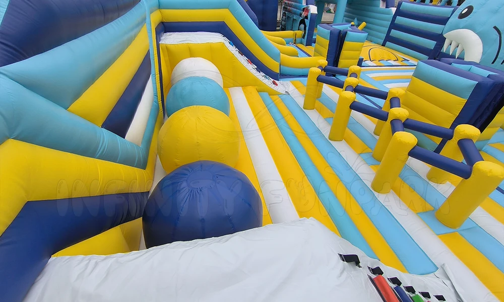 Customized Inflatable Sports Park Amusement Park Items Pop Obstacle ...