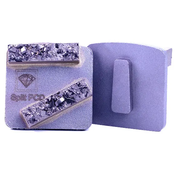SUMO Redi Lock Double bar Split PCD Segments Diamond Concrete Grinding for Klindex Grinding Machine