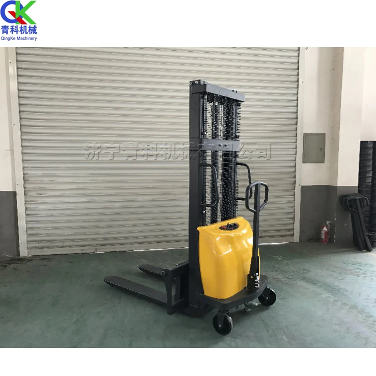 Workshop Loading Unloading Heavy Objects Hand Push Hydraulic Electric Warehouse Container Stacking Battery Forklift Stock