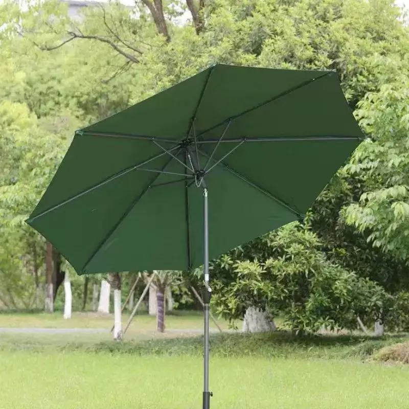 Hot Sale Stalls Sunscreen Rain Courtyard Commercial Folding Large Outdoor Parasol