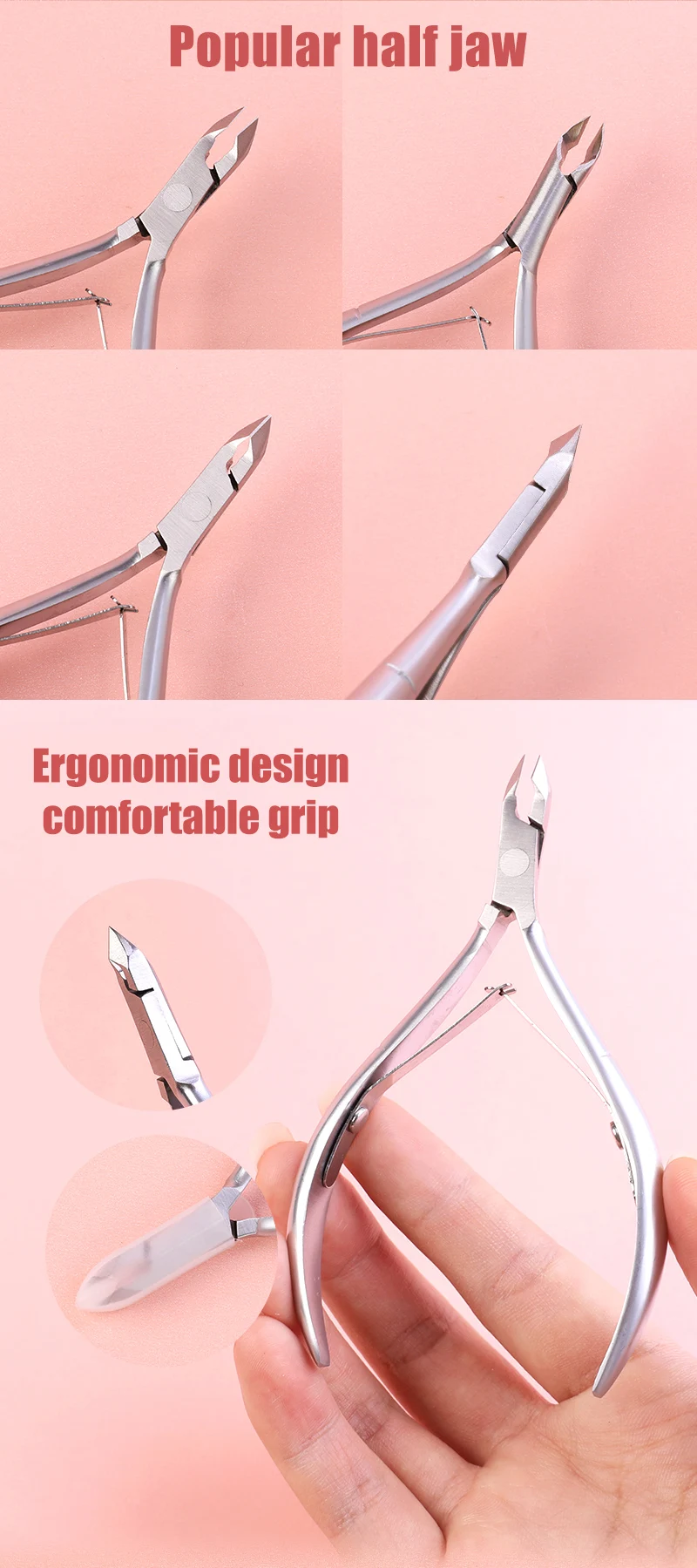 Professional Nail Manicure Tools Jaw 14 Cuticle Trimmer Cutter