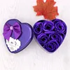 Single violet (6 fleurs centrales)