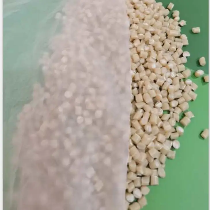Compostable CORN STARCH PLA PBAT Plastic Raw Material Pellets with  EN13432  and OK Compost Certification for Blowing Film