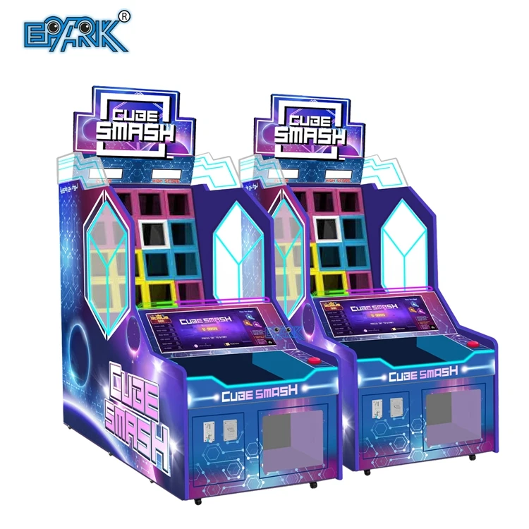 New Arrival Cube Smash Metal Arcade Machine Coin-Operated Ticket Redemption Throw Ball Games 1 Year Warranty