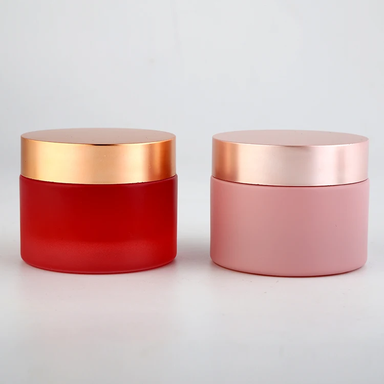 Exquisite 50g cream glass jar for cosmetic jar from China manufacture