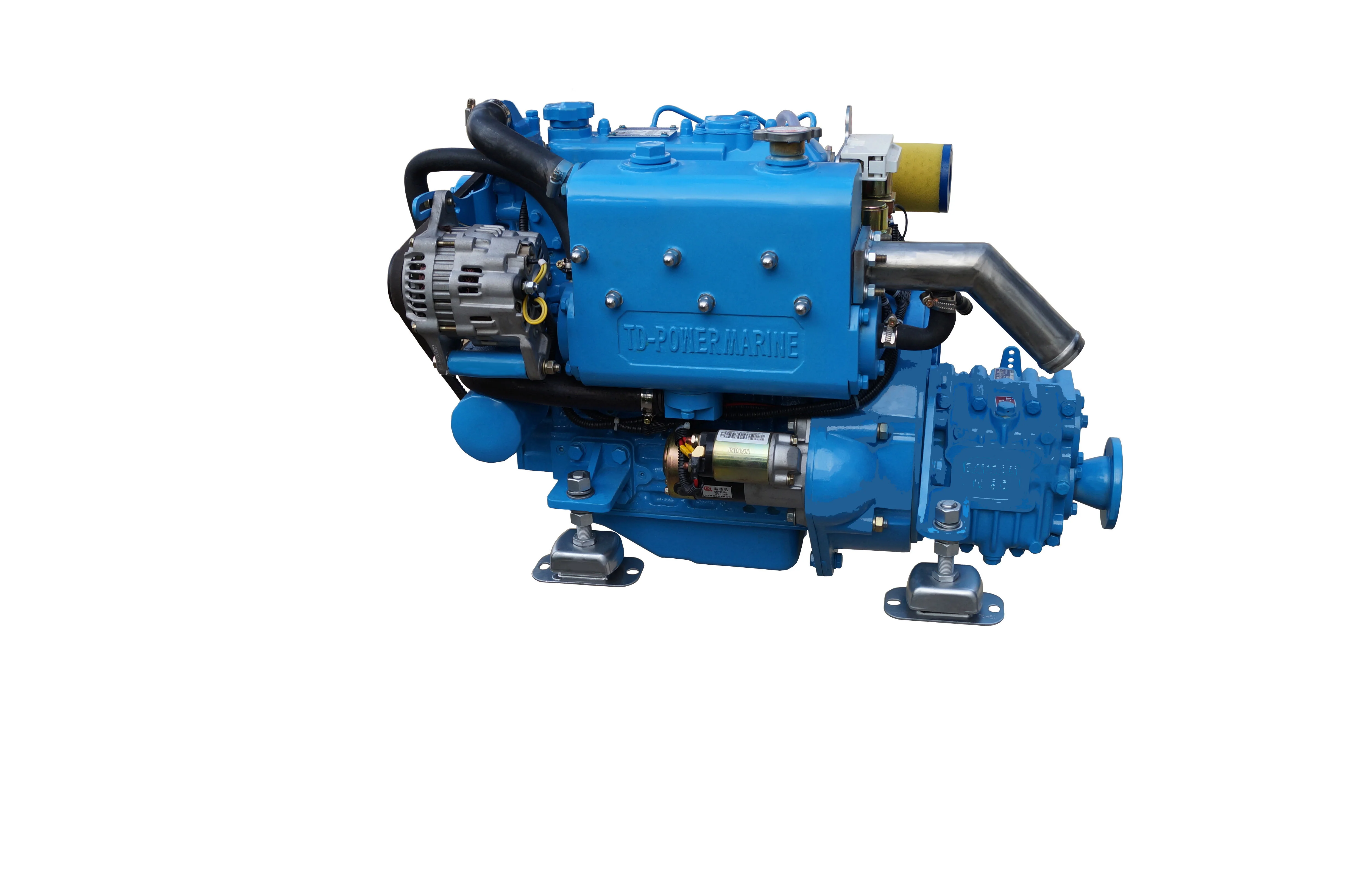 Marine Diesel Engine Tdme3m78 3 Cylinder 21hp Power With Boat Gearbox