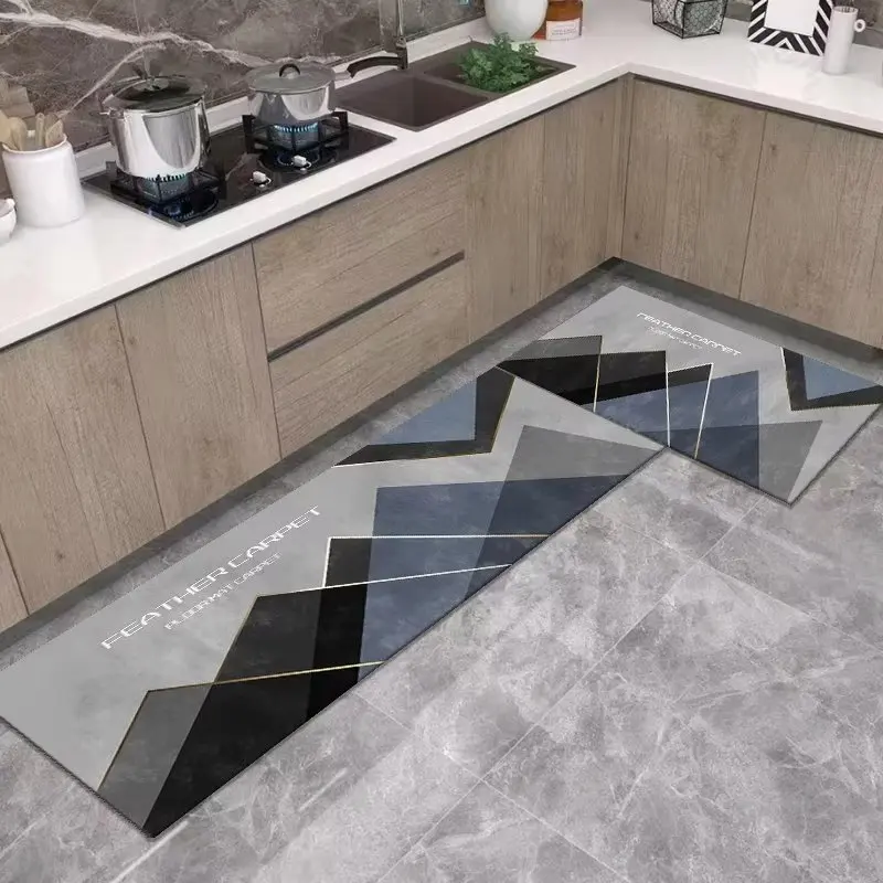 Set Tappeti Da Cucina FECIALY 2 Pezzi - Antiscivolo, Assorbenti, Lavabili, 40x60cm E 40x120cm - Foto 9