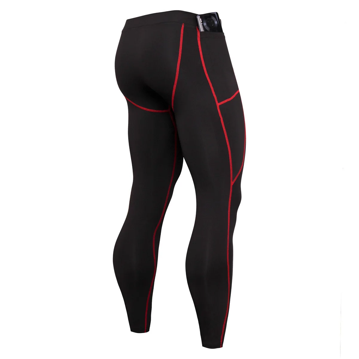 Zomersport Fiess-broek Heren hardloopsport Strakke elastische sneldrogende broek Basketbaltraining Outdoor Bottoming-broek311_voghion.com