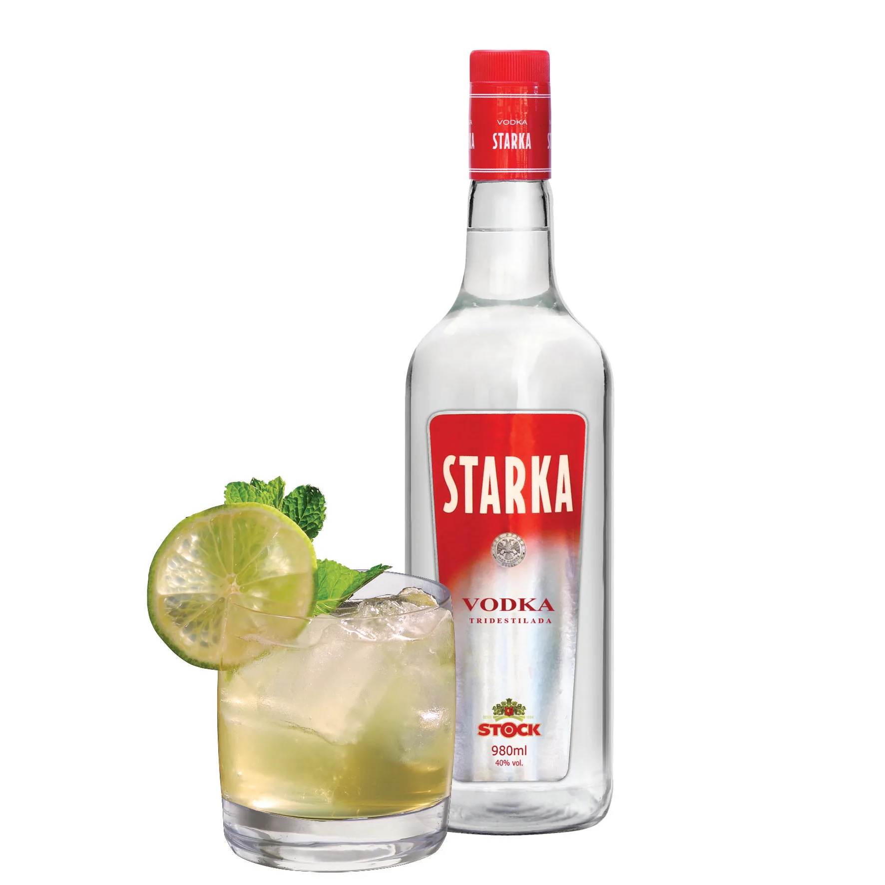 Starka Vodka Tri - Distilled Spirit Vodka 1L 40% Vol. From Brazil