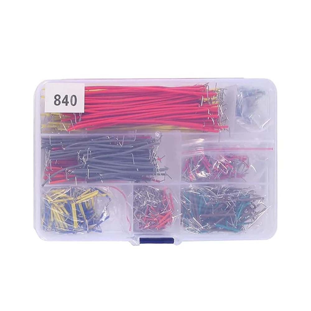BOJACK Breadboard Jumper Draden Kit - 560 Stuks, 14 Lengtes, Met Opbergdoos & Pincet