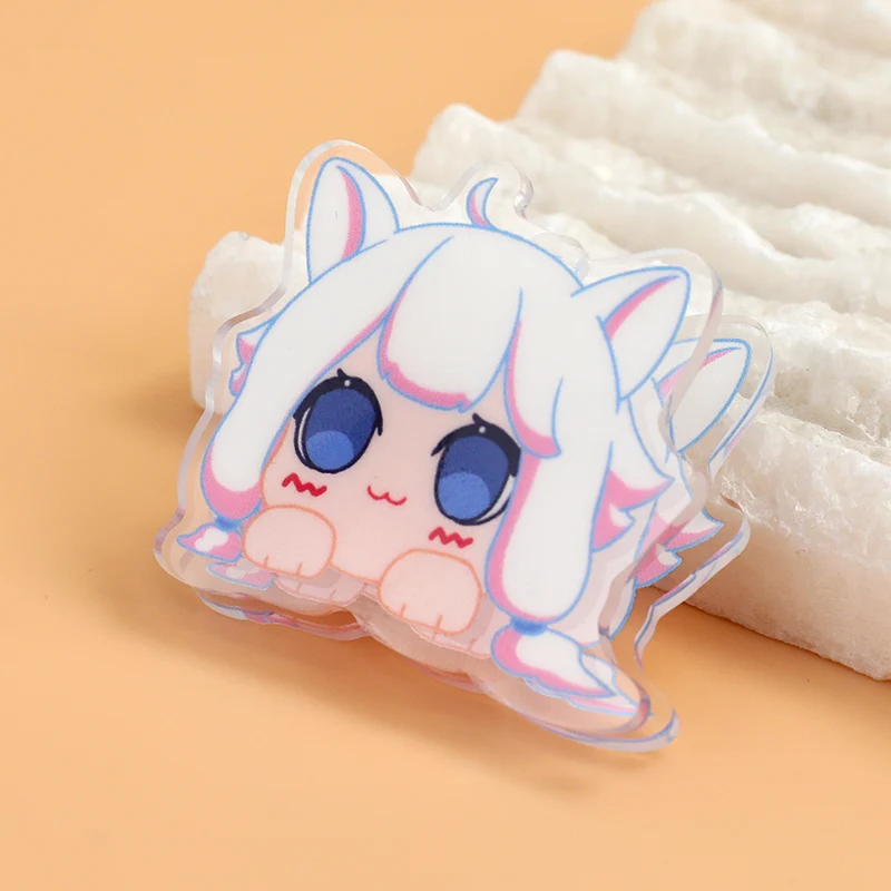 Vograce пользовательский пластиковый зажим аниме мультфильм дизайн бумага акриловый прочный