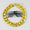 Collier rayé noir