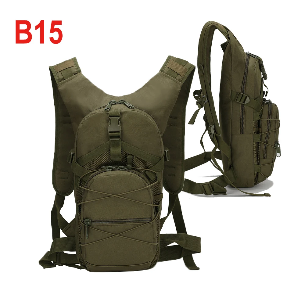 15L Waterproof Outdoor Backpack Military Tactical Trekking Hiking Camping Bag 