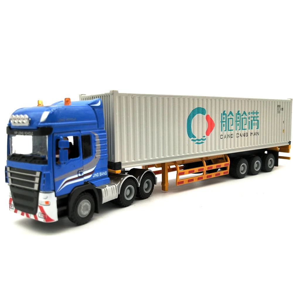 28cm DHL Supply Chain & Global Forwarding Container truck model 1:50 Logistics truck model O.A.S schip model