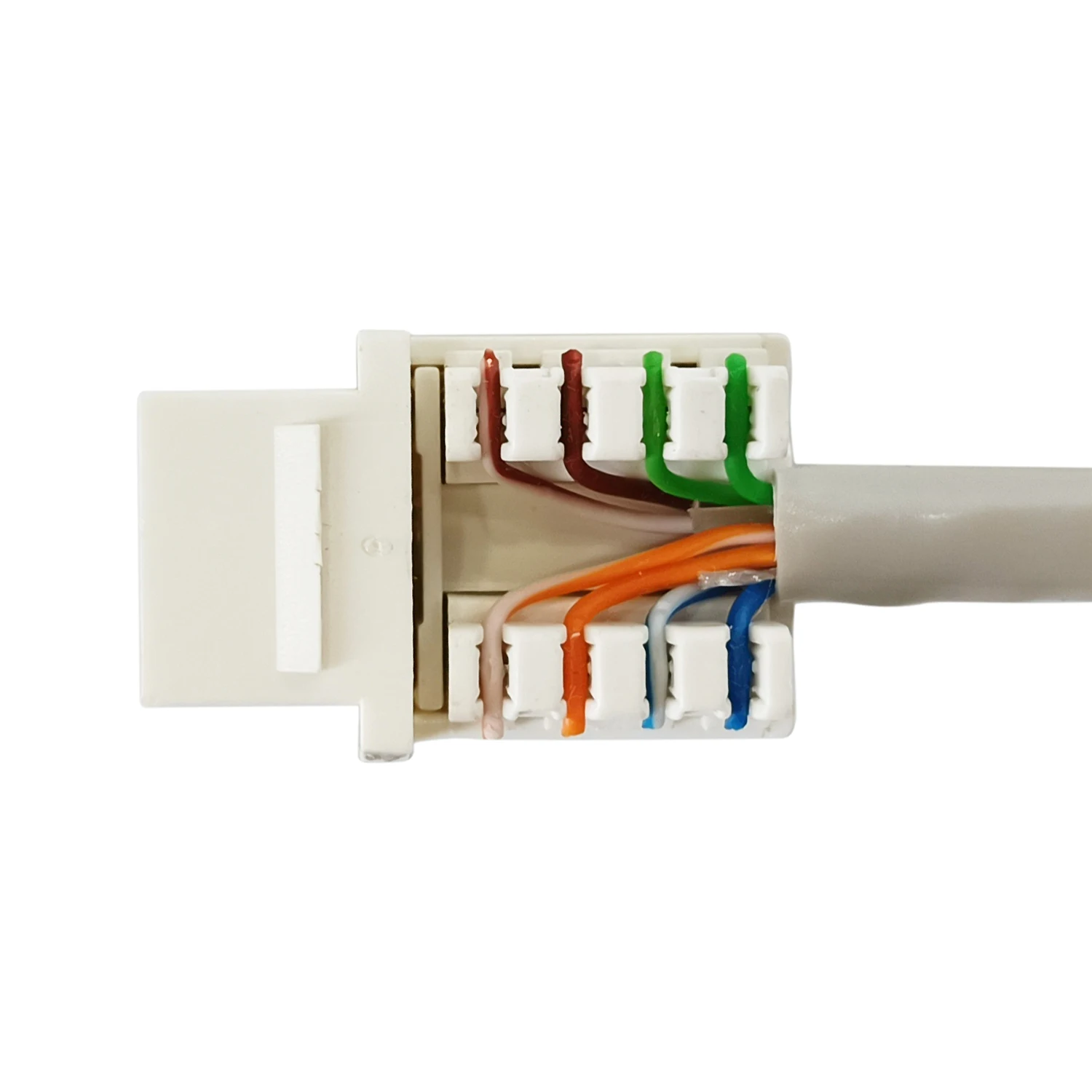 Keystone Port Mount Box Cat6 RJ45 Keystone Port Coupler Joiner For Cat6 Ethernet Networking Cable Installation Accesories