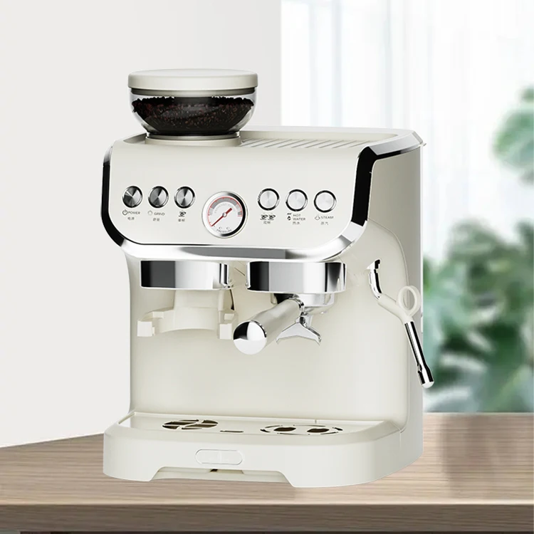 Home Use Semi-automatic 15 Bar High Pressure 3 in 1 Coffee Maker Coffee Machine Espresso